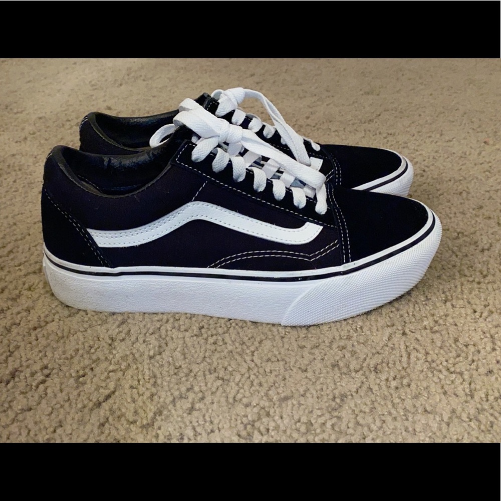 Old Skool platform vans